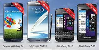Warid Offer Discount on smart Phones Galaxy s4, Note 2; Blacberry Q-10, Z-10.jpg