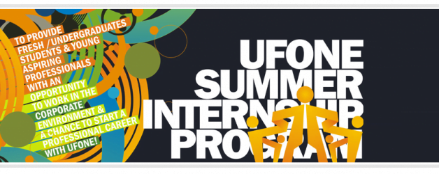 ufone Summer Internship Program 2024 Apply Online