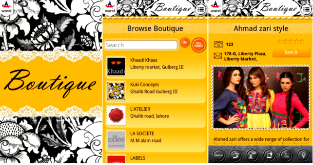 Warid Boutique App For Ladies Online Shopping