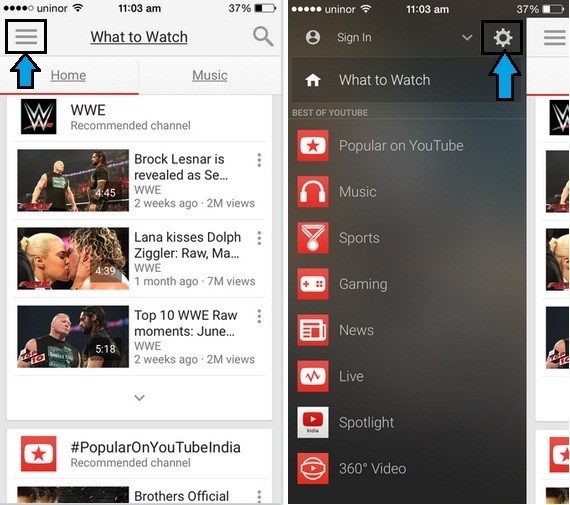How To Delete Youtube Search History On-Iphone-Ipad-Ipod-Via-App