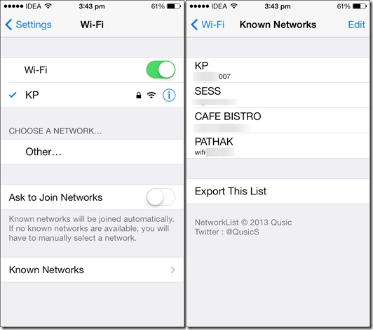 How To View Saved Wifi Password On iPhone