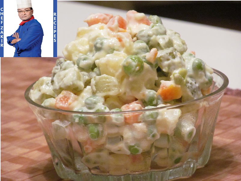 Russian Salad Recipe In Urdu By Chef Zakir