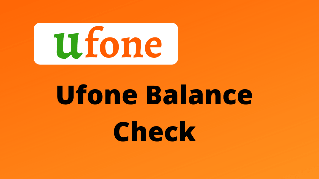 Also, visit Ufone Packages.
