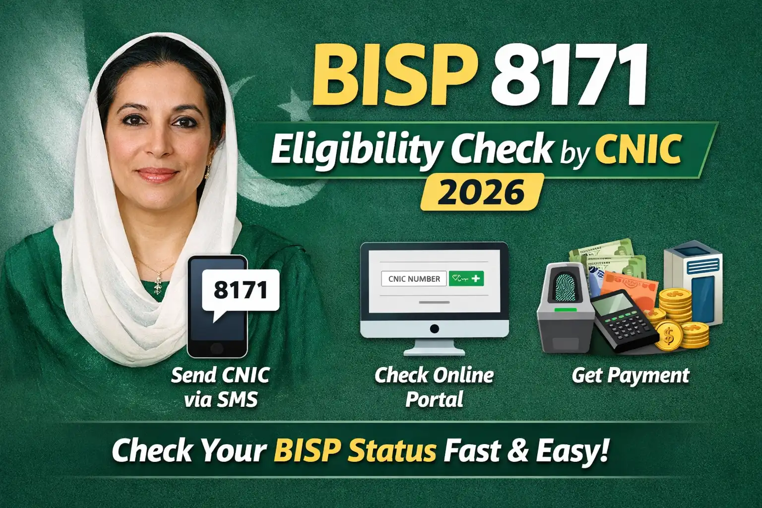 BISP 8171 Eligibility Check by CNIC