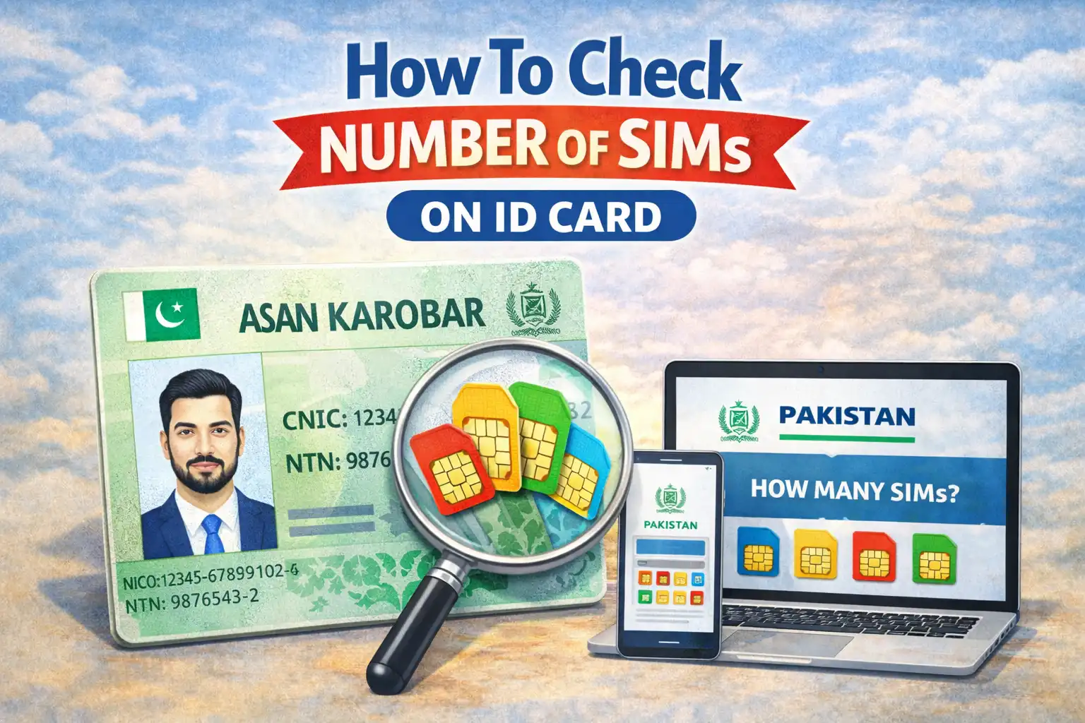 How To Check Number Of Sims On ID Card